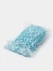 Голубой наполнитель бумажный гофрированный, 15 цветов