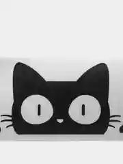 Черный наклейка "Котенок"