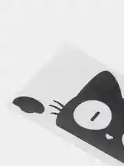 Черный наклейка "Котенок"