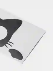 Черный наклейка "Котенок"