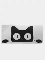 Черный наклейка "Котенок"