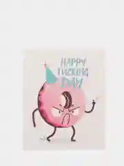Мини-открытка "Happy f*cking day"