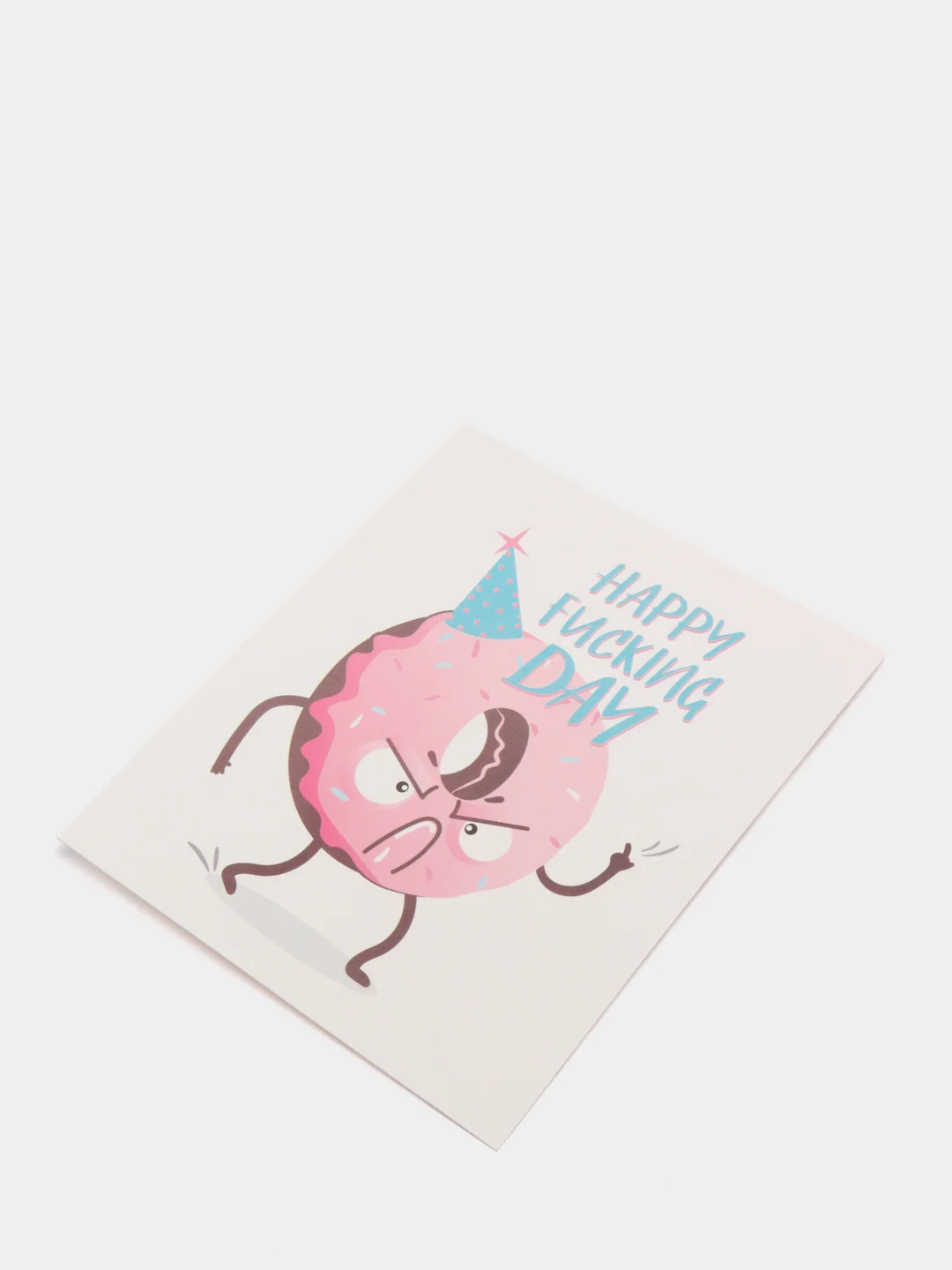 Мини-открытка "Happy f*cking day"