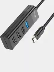 Хаб разветвитель Hoco HB25 Type-C, USB, 3.0