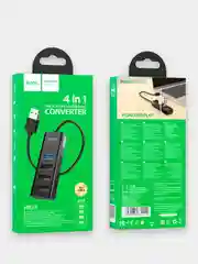 Хаб разветвитель Hoco HB25 Type-C, USB, 3.0