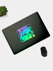 Ледяной send Lewds аниме наклейка на авто, голография без фона