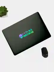 Ледяной переливающаяся наклейка без фона OUTCONTROL