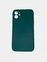 Чехол силиконовый с защитой камеры для iPhone 11 с бархатной подкладкой