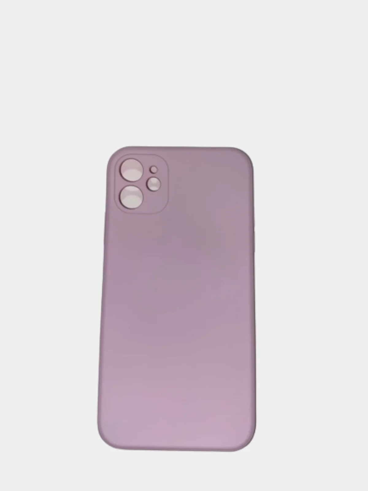 Чехол силиконовый с защитой камеры для iPhone 11 с бархатной подкладкой