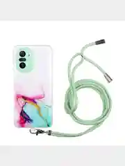 Бирюзовый чехол со шнурком "Аквадизайн" для Samsung A12, A22S