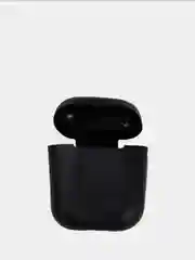 Черный силиконовый чехол для наушников Apple Airpods 1,2