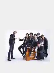 Лазурный конверт подарочный для денег с фото открыткой k-pop "BTS"
