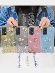 Голубой чехол Shine "Бабочка" для Samsung A22s 5G, A51, A12, A32 4G, S20 FE, S21