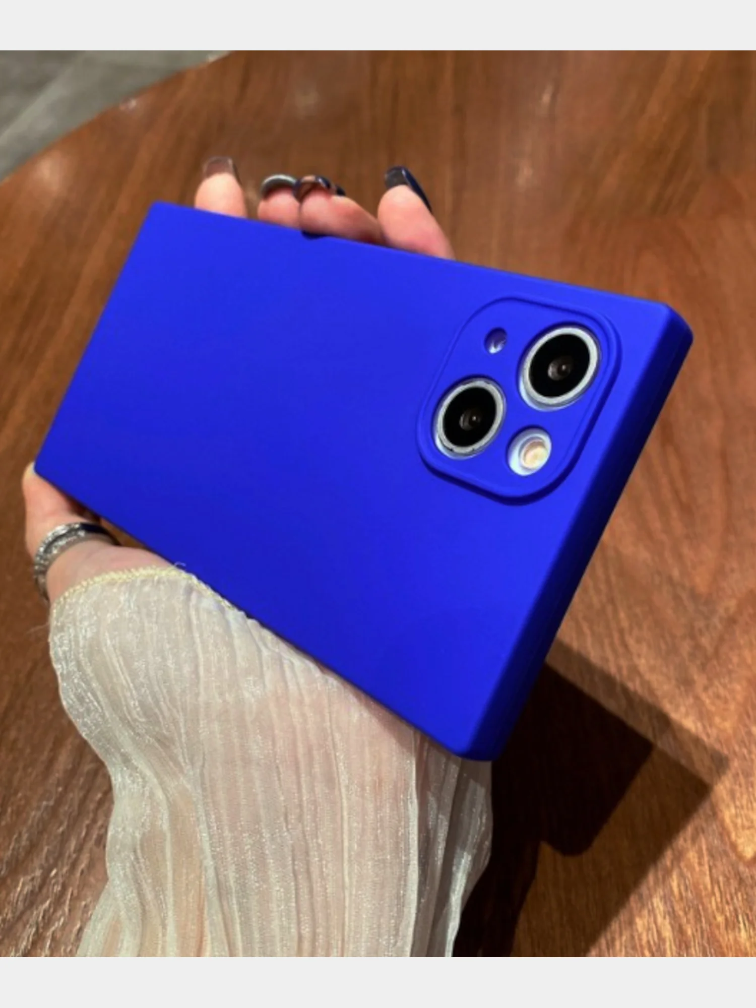 Синий чехол для iPhone 12, 13, 13 Pro