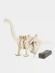 Конструктор из дерева - 3D-модель брахиозавра "Сделай сам"