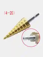 Сверло ступенчатое по металлу 4-12 mm / 4-20 mm / 4-32 mm, HSS4241, елочка