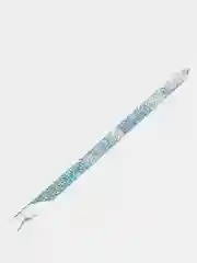 Бант Бабочка для Подарка. Серебро. Голография. 55*55мм, ширина: 19 мм, длина: 360 мм