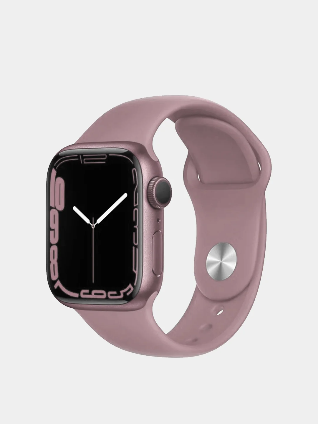 Розовый умные смарт-фитнес часы Smart Watch X7 44 мм, беспроводная зарядка, сенсорный экран