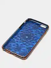 Синий чехол со стразами на iPhone 6 plus
