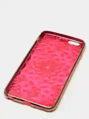 Розовый чехол со стразами на iPhone 6 plus