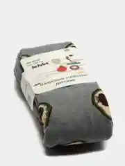 Серый меланж колготки махровые, детские, из хлопка, рост 75-150 см