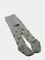 Серый меланж колготки махровые, детские, из хлопка, рост 75-150 см