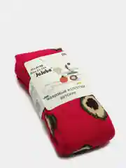 Тёмно-розовый колготки махровые, детские, из хлопка, рост 75-150 см