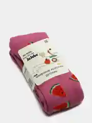 Розовый колготки махровые, детские, из хлопка, рост 75-150 см