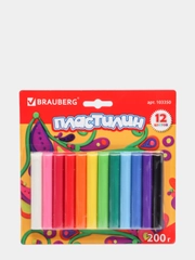 Разноцветный пластилин для детей, 12 цветов
