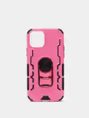 Розовый противоударный чехол с держателем Apple IPhone X/XS, 12, 12Pro, 12Pro Max с защитой камеры