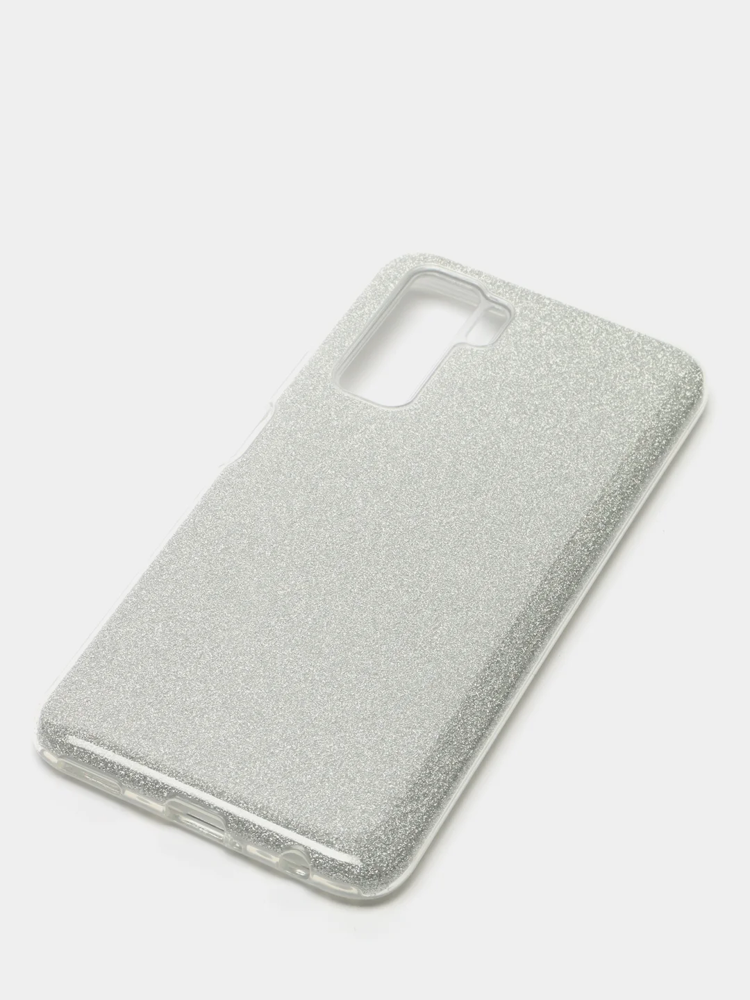 Серебряный чехол блестящий Honor 30s