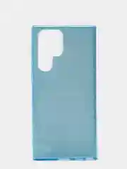Голубой чехол блестящий для Samsung S22 Ultra