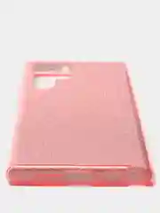 Розовый чехол блестящий для Samsung S22 Ultra