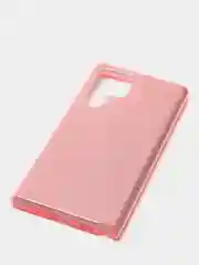 Розовый чехол блестящий для Samsung S22 Ultra