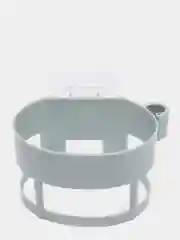 Серый держатель для фена настенный
