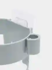 Серый держатель для фена настенный
