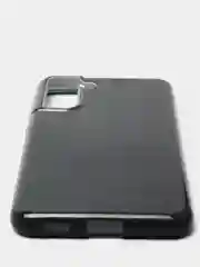 Черный чехол блестящий для SAMSUNG S21 FE