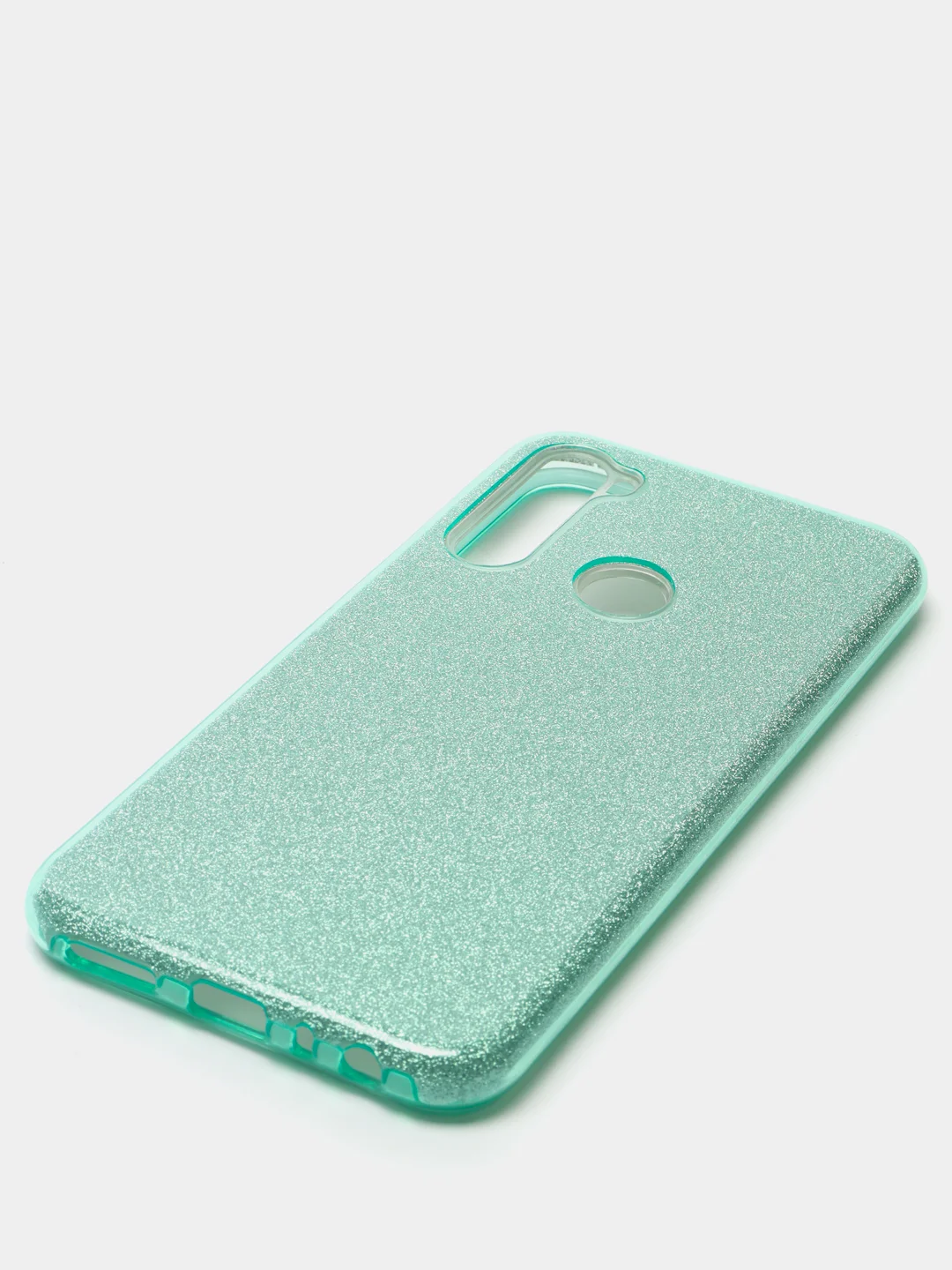Бирюзовый чехол блестящий Redmi Note 8T