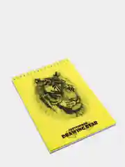 Желтый скечтбук Drawing Bear, 20 листов, 250 гр/м