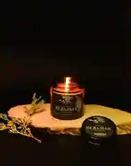 Ароматическая свеча Aromateria, 120 мл.  / из соевого воска / С хлопковым фитилём