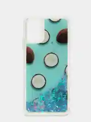 Светло-синий чехол Xiaomi Poco M3 / REDMI 9T с блестками
