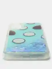 Светло-синий чехол Xiaomi Poco M3 / REDMI 9T с блестками