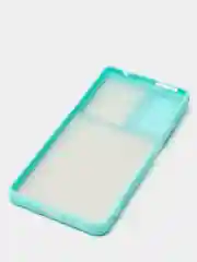 Бирюзовый чехол  XIAOMI 11T / XIAOMI 11T PRO с защитой камеры, раздвижное окно