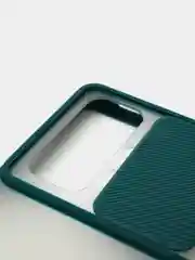 Зеленый чехол  XIAOMI 11T / XIAOMI 11T PRO с защитой камеры, раздвижное окно
