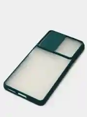 Зеленый чехол  XIAOMI 11T / XIAOMI 11T PRO с защитой камеры, раздвижное окно