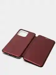 Бордовый чехол книжка Narzo 50A