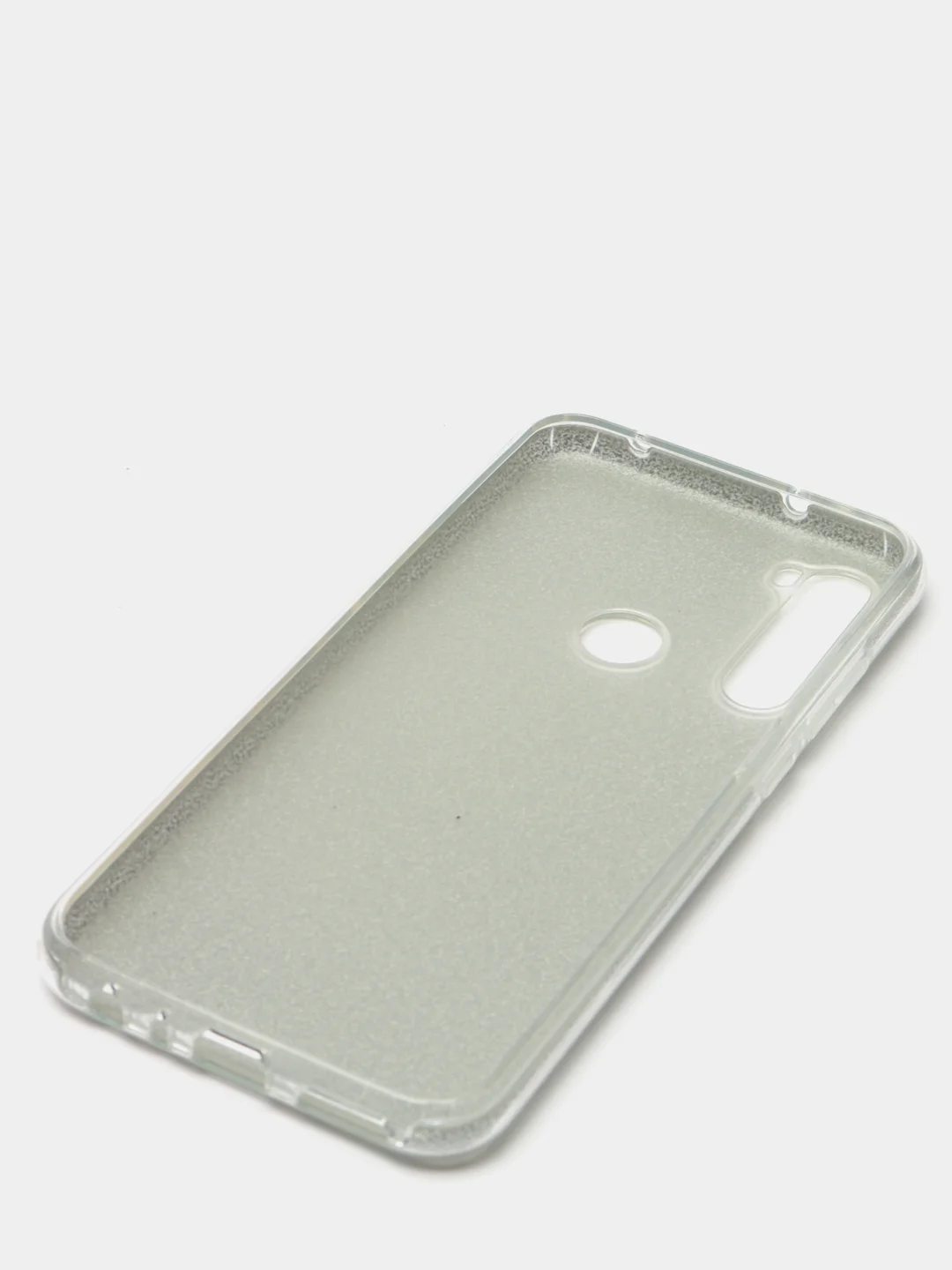 Серебряный чехол блестящий Redmi Note 8T