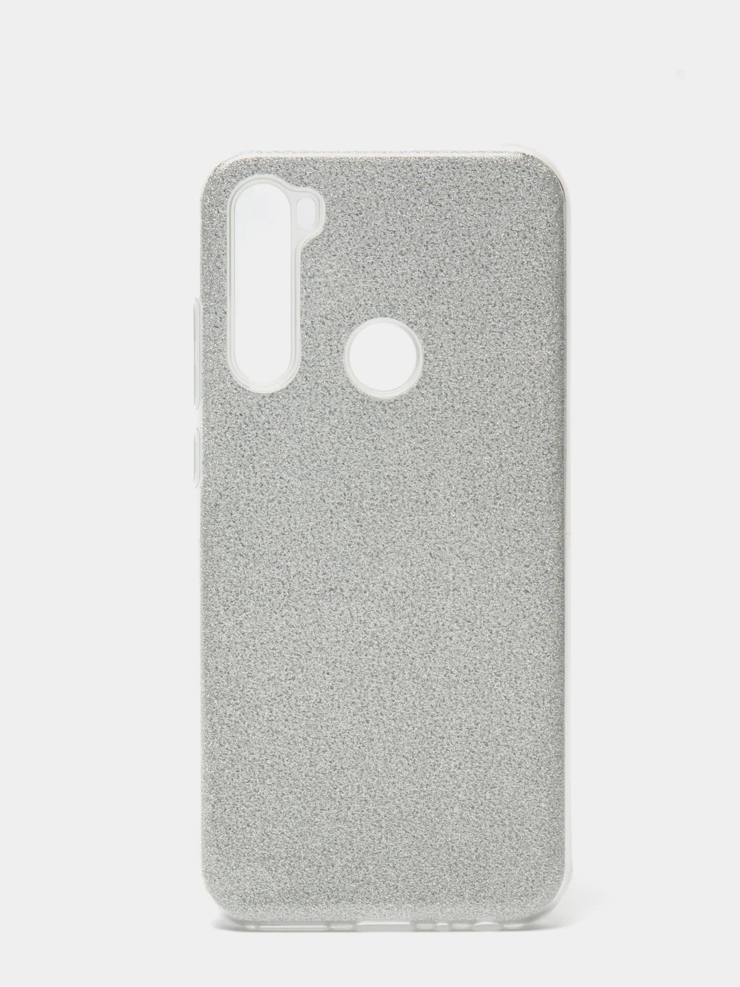 Серебряный чехол блестящий Redmi Note 8T