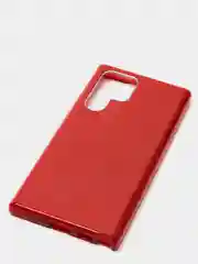Красный чехол блестящий для Samsung S22 Ultra