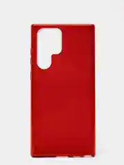 Красный чехол блестящий для Samsung S22 Ultra